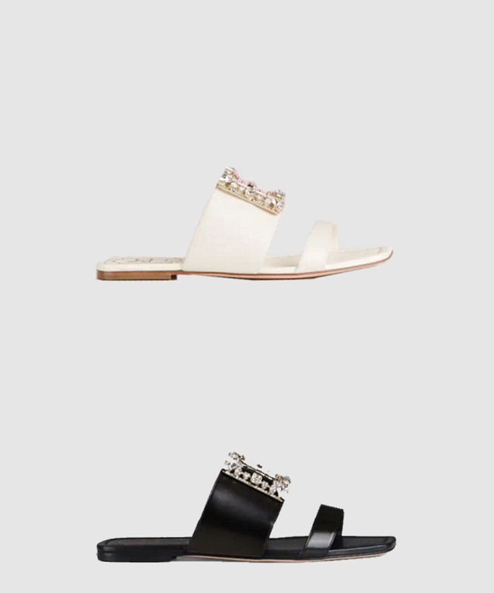 [ROGER VIVIER-로저비비에]브로쉬 비비에 뮬 5043