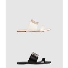 [ROGER VIVIER-로저비비에]브로쉬 비비에 뮬 5043