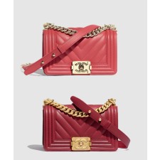 [CHANEL-샤넬]쉐브론 보이백 램스킨 스몰 인기색상 A67085