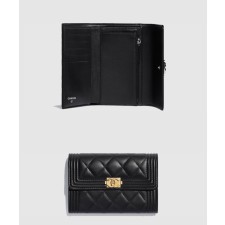 [CHANEL-샤넬]보이 중지갑 A84302