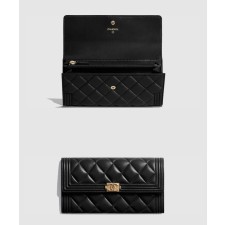 [CHANEL-샤넬]보이 플랩 장지갑 A80286