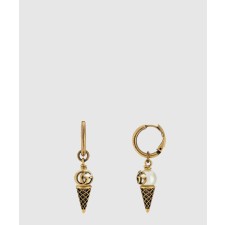 [GUCCI-구찌]GG 아이스크림 후프 귀걸이 661957