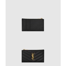 [SAINT LAURENT-생로랑]모노그램 지퍼 카드지갑 607915