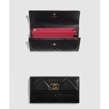 [CHANEL-샤넬]19 플랩 장지갑 AP0955