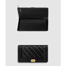 [CHANEL-샤넬]보이 플랩 장지갑 A80285