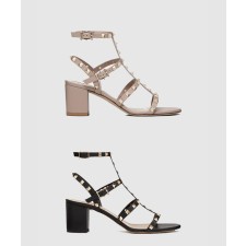 [VALENTINO-발렌티노]락스터드 케이지 샌들