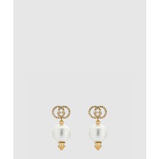 [GUCCI-구찌]인터로킹 G 진주 귀걸이 582822