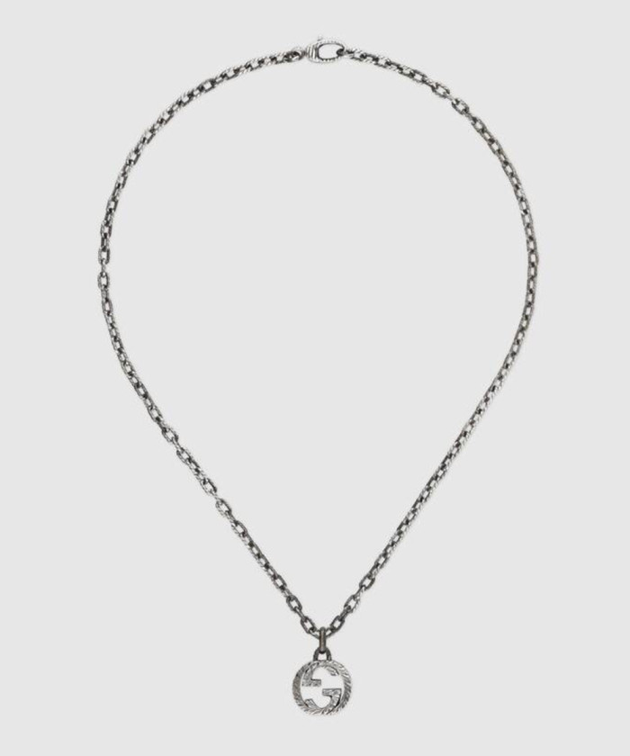 [GUCCI-구찌]인터로킹 G 목걸이 455307
