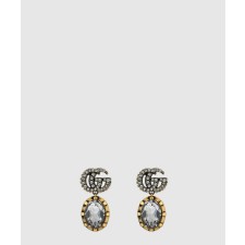 [GUCCI-구찌]크리스탈 GG 귀걸이 629659