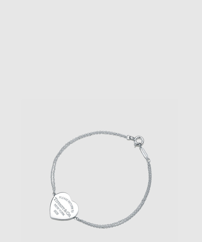 [TIFFANY-티파니]하트 체인 팔찌