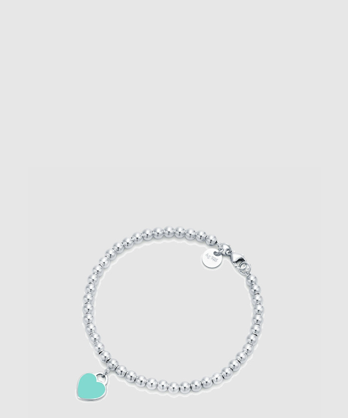 [TIFFANY-티파니]하트 비드 팔찌