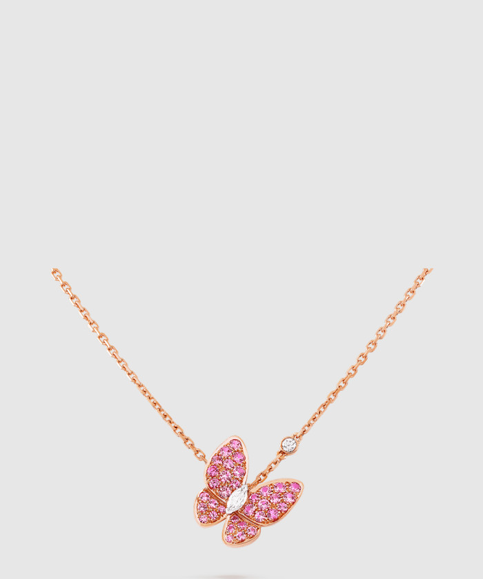 [VAN CLEEF-반클리프]투 버터플라이 목걸이 3M200