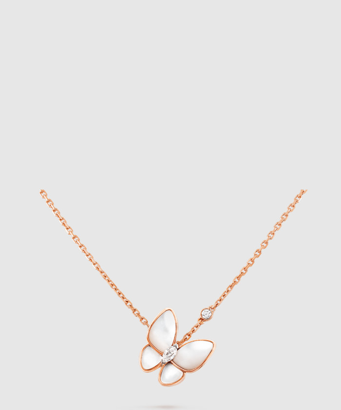 [VAN CLEEF-반클리프]투 버터플라이 목걸이 8FO00