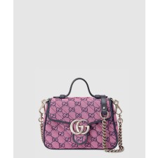 [GUCCI-구찌]GG 마몽 멀티컬러 미니 탑핸들백 583571