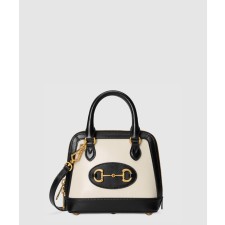 [GUCCI-구찌]홀스빗 1955 미니 탑핸들백 레더 640716