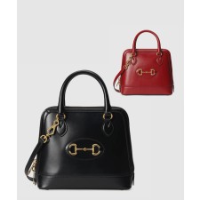 [GUCCI-구찌]홀스빗 1955 스몰 탑핸들백 레더 621220