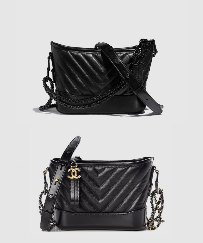 [CHANEL-샤넬]쉐브론 가브리엘 호보백 스몰 A91810