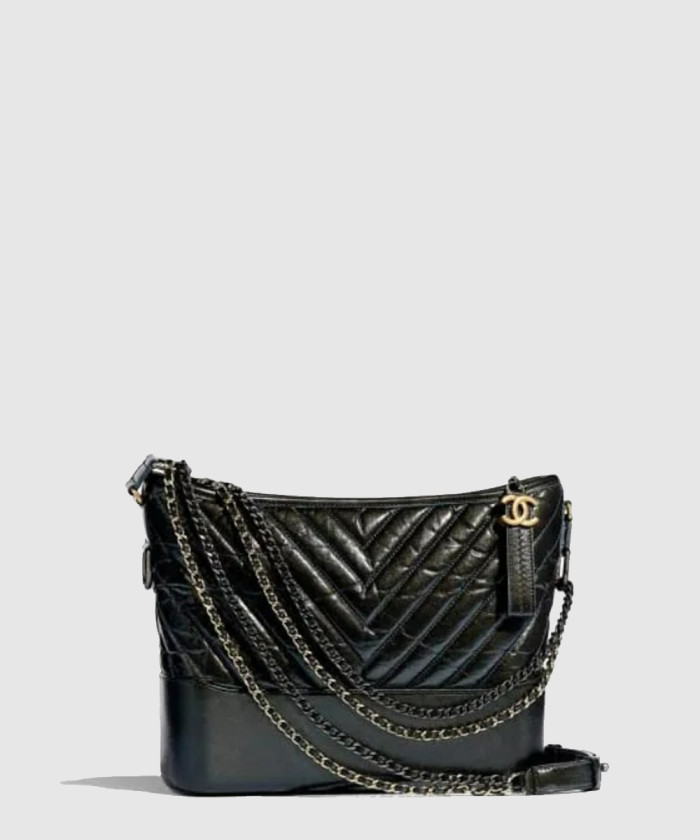 [CHANEL-샤넬]쉐브론 가브리엘 호보백 미듐 A93824