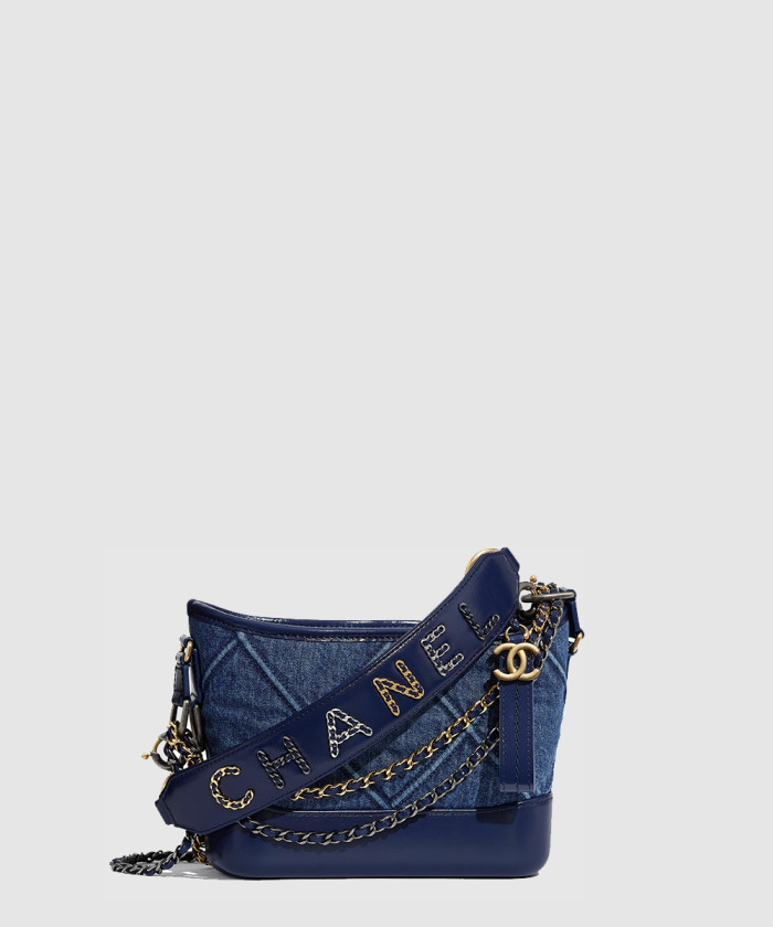 [CHANEL-샤넬]데님 가브리엘 호보백 스몰 AS0865