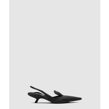 [PRADA-프라다]개버딘 나일론 펌프스 1I566M