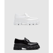 [PRADA-프라다]모놀리스 브러시드 로고 로퍼 1D663M