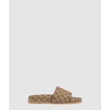 [GUCCI-구찌]GG 캔버스 슬리퍼 624695
