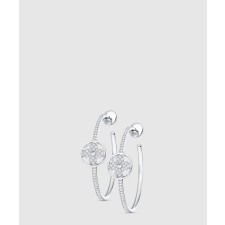 [LOUIS VUITTON-루이비통]이딜 블라썸 후프 귀걸이 Q96837