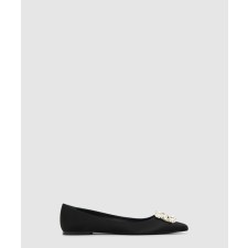 [ROGER VIVIER-로저비비에]플라워 새틴 발레리나 플랫슈즈 3131