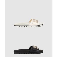 [ROGER VIVIER-로저비비에]미니 브로쉬 비비에 뮬 4582