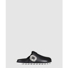 [ROGER VIVIER-로저비비에]스트라스 클로즈드 토 뮬 6253