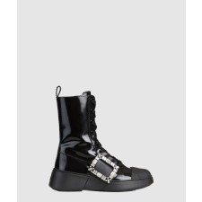 [ROGER VIVIER-로저비비에]비브 스케이트 레이스업 부츠 5423