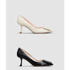 [ROGER VIVIER-로저비비에]커버드 버클 펌프스 6183