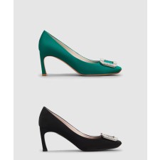 [ROGER VIVIER-로저비비에]트럼펫 크리스탈 펌프스 4002