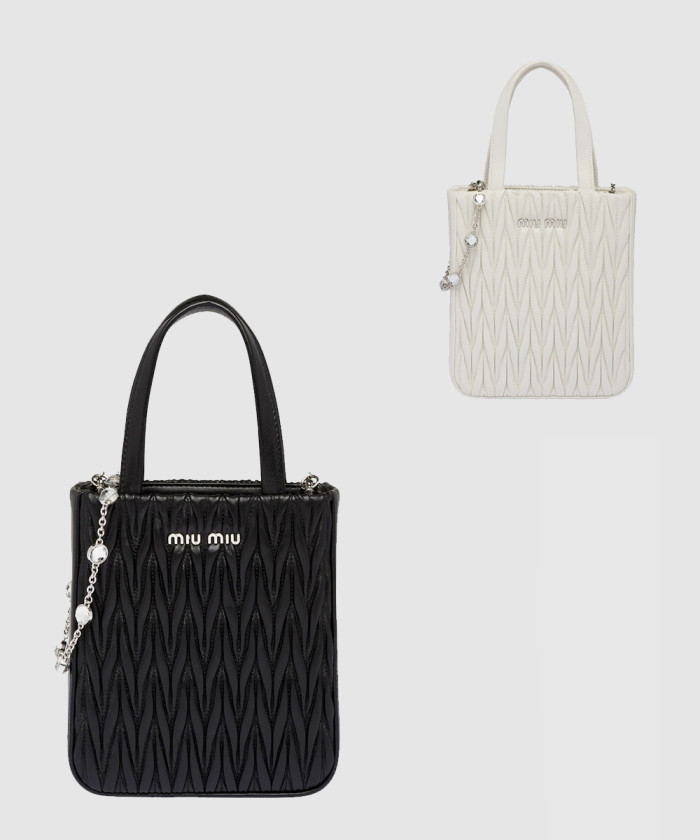 [MIUMIU-미우미우]마테라쎄 토트백 5BA220