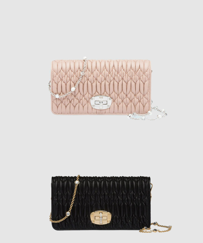 [MIUMIU-미우미우]크리스탈 클로케 미니백 5DH044