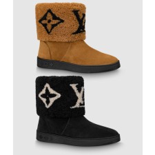 [LOUIS VUITTON-루이비통]스노우드롭 플랫 앵클부츠 1A8D0U