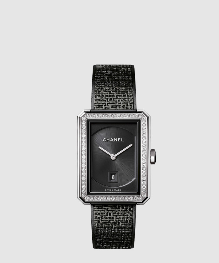 [CHANEL-샤넬]보이프렌드 트위드 34.6 H5318