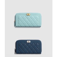 [CHANEL-샤넬]보이 지퍼월렛 인기색상 A80815