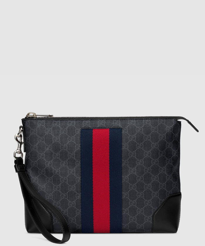 [GUCCI-구찌]GG 수프림 클러치 523603