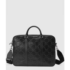 [GUCCI-구찌]GG 엠보스 브리프케이스 658573