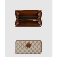 [GUCCI-구찌]인터로킹 G 지퍼월렛 673003