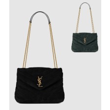 [SAINT LAURENT-생로랑]루루백 스웨이드 스몰 494699