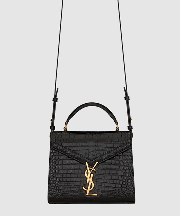 [SAINT LAURENT-생로랑]카산드라 탑핸들백 크로커 미니 623930