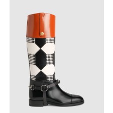 [GUCCI-구찌]니하이 옵티컬 부츠 678153