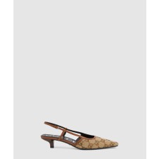 [GUCCI-구찌]GG 슬링백 펌프스 675441