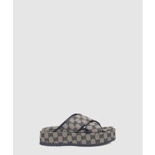 [GUCCI-구찌]GG 플랫폼 샌들 692842