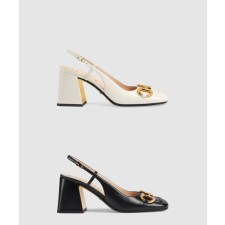 [GUCCI-구찌]홀스빗 미드힐 펌프스 643892