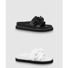 [LOUIS VUITTON-루이비통]LV 선셋 플랫 컴포트 뮬 1A9RA2