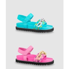 [LOUIS VUITTON-루이비통]파세오 플랫 컴포트 샌들 1A90PU