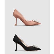 [ROGER VIVIER-로저비비에]RV 부케 스트라스 펌프스 5302